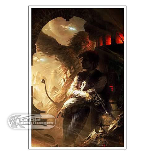 Star Wars Shadows of Tatooine Paper Giclee 150 ex. Limité  Amswvs10