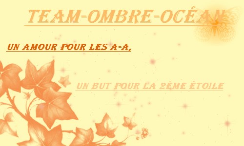 La team Ombre-océan