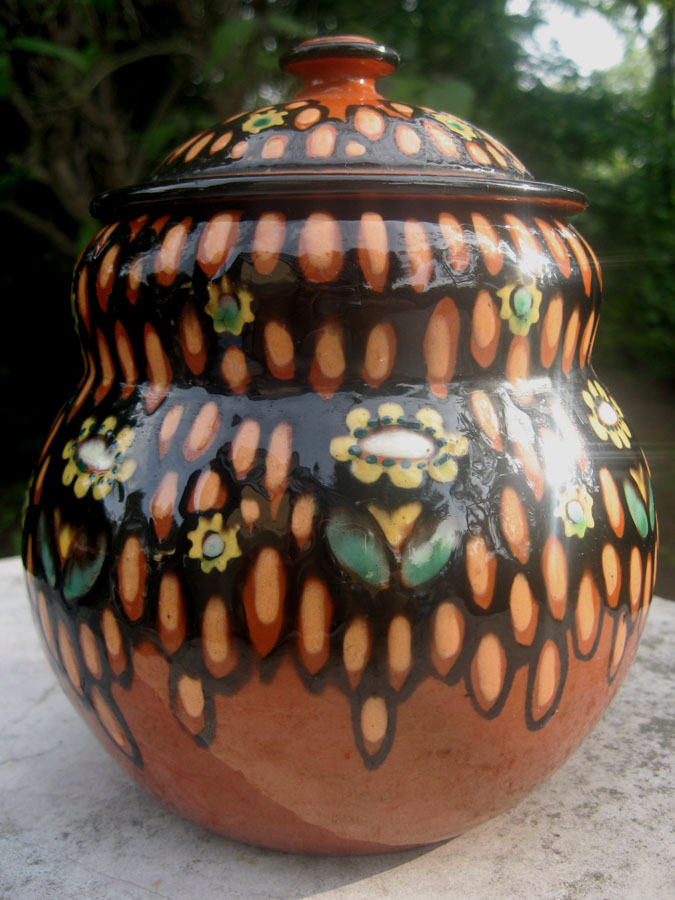 jare , vase couvert , Steffisburg poterie vernissée Img_0350