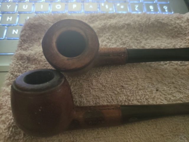 restauration pipe en cuir Cuir10