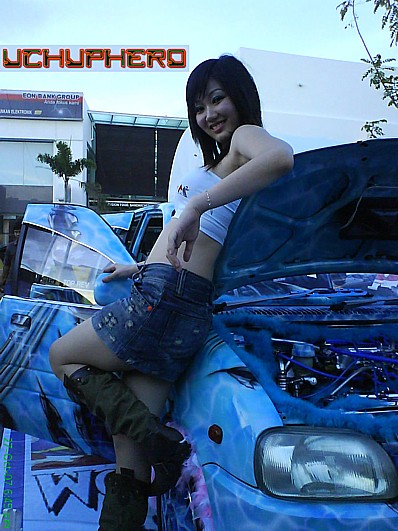 Autoshow Mean Machine 2007 girl Kancil15