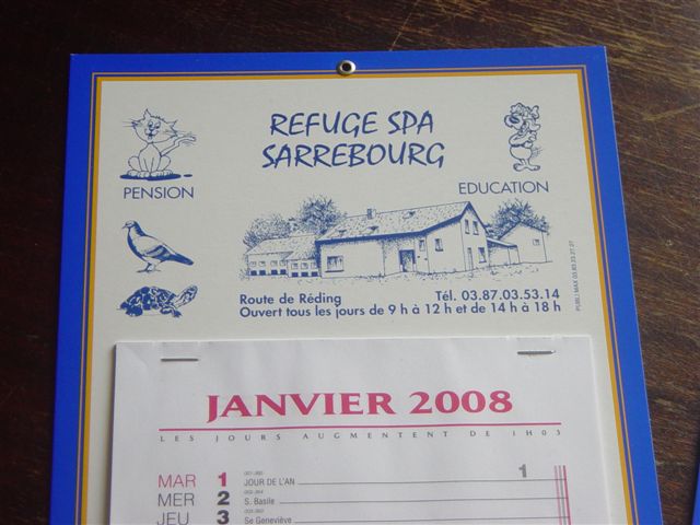 Calendrier au profit du refuge Sarrebourg ! Calend11