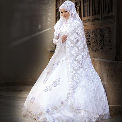فساتين العرائس للمحجبات 5b348510