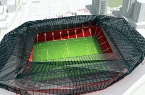 Stadiumi i ri si harta e Shqipris 3s10