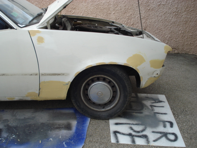 restauration opel rekord D sprint Dsc09012