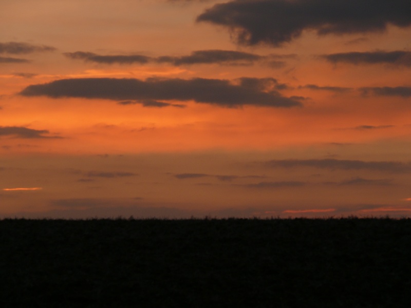 coucher de soleil sur la brie P1000114