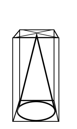 Comment dessiner un cylindre en perspective. Cone10