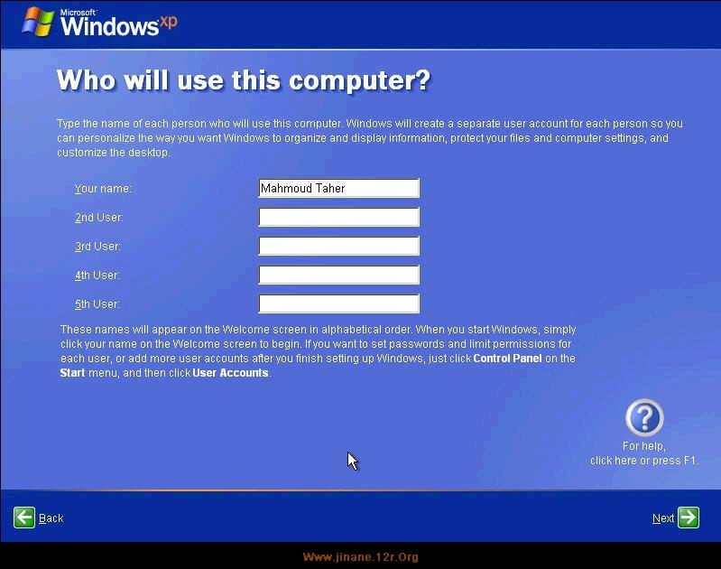 على منتدى جنان Windows XP Pro Original SP2  Integrated Augus 810