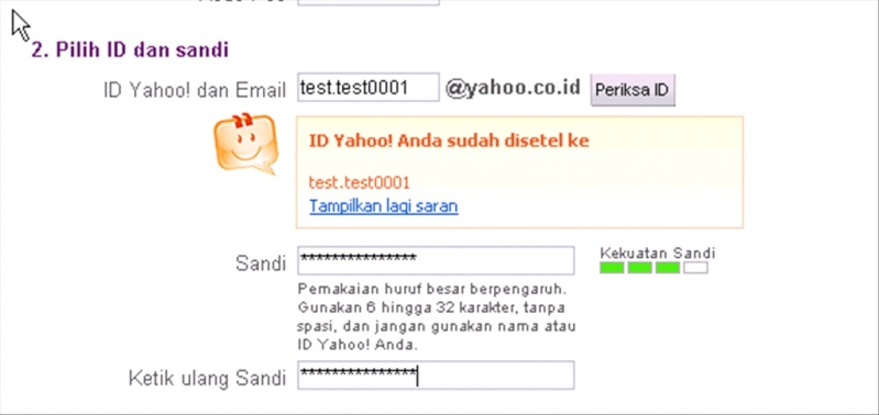 Pendaftaran Email Screen25