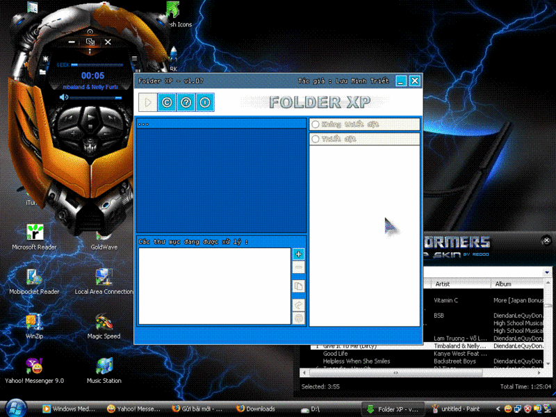 Folder XP phần mềm tao hình nền tuyệt vời! 110