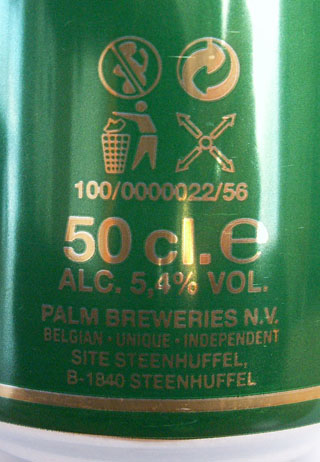 Palm 500ml Be-pal11