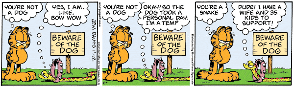 more random comics- Garfield Garfie10