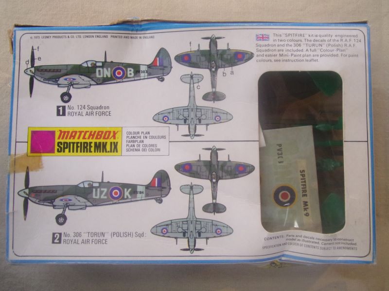 [Matchbox] 1/72 - Supermarine Spitfire Mk IX  (VINTAGE) MAJ 24/04 100_1626