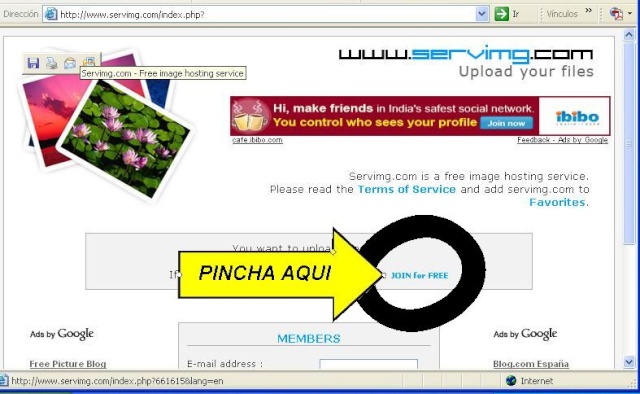 colgar fotos - Para insertar fotos en el foro 1211