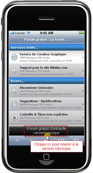 smartphone - Problèmes Divers avec la Version Mobile 25-02-12