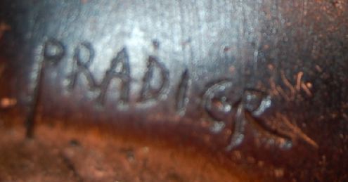 tête de cheval  signée Pradier Image146