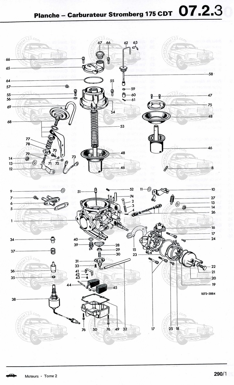 [Infos] W123 : 07.2.3 - M115 - Eclaté Carburateur Stromberg 175 CDT  Img88610