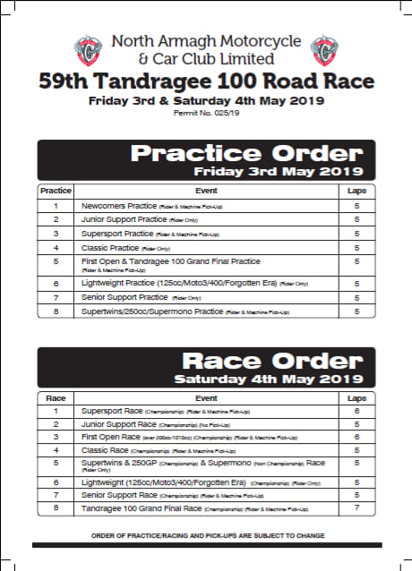 RACING - [Road racing] Tandragee 100 2019   57370610