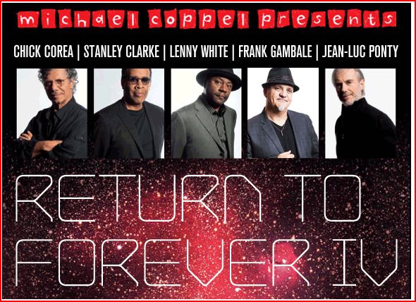 Jean Luc Ponty, Frank Gambale joins Return to forever 2011 Return10