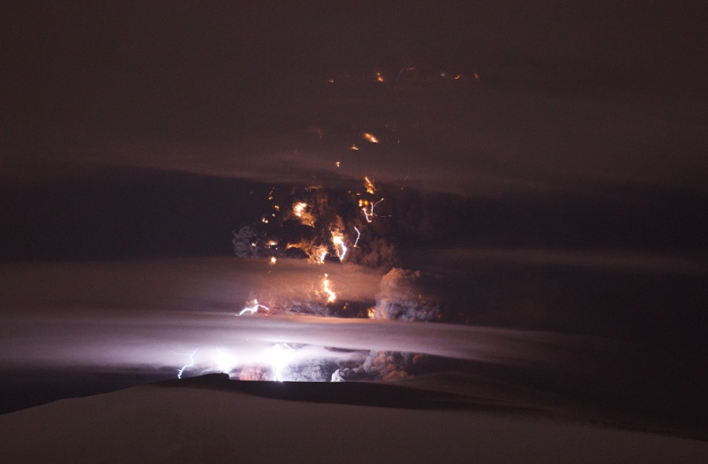 NÚI LỮA BÙNG NỔ Ở ICELAND Volcan36