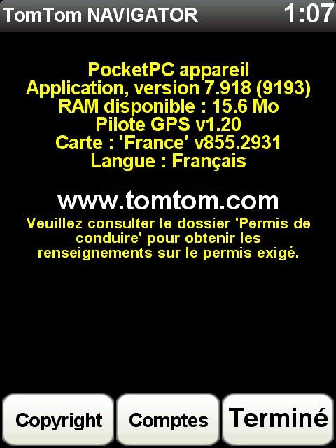 Dernière version TomTom 7.918(9193)+nouvelle carte France 860.3100+Radars Novembre 2010 - Page 3 Screen11