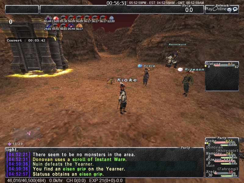 Salvage 9.6.10 SSR Rout 2 Full / Abyssea - Tahrongi Canyon VNM Ffxi_223