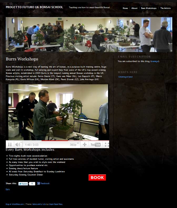 Burrs 2011 and the new website Websit10