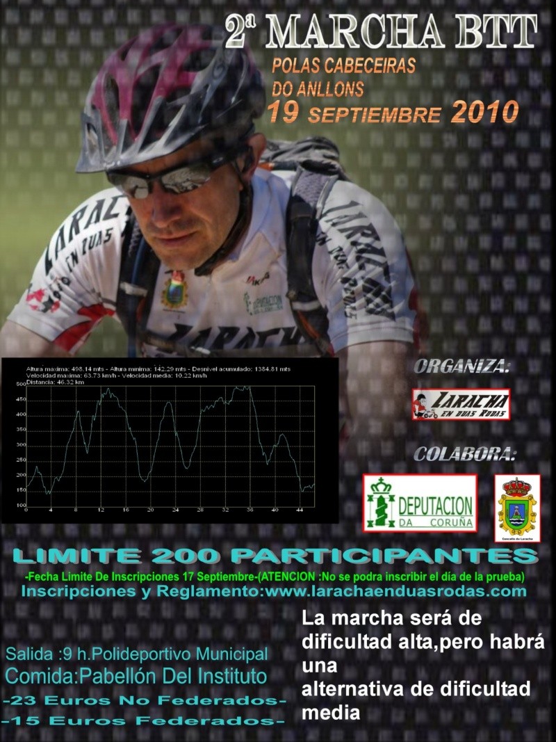 2ª MARCHA BTT POLAS CABECEIRAS DO ANLLONS-LARACHA-19 SEPTIEMBRE 2010 Cartel10