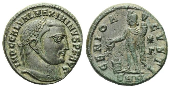 Follis de Diocleciano - MONETA S AVGG ET CAESS NN - Trier 1140