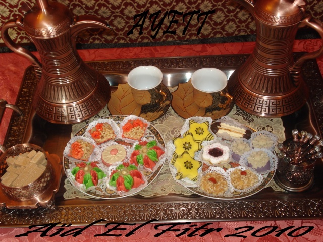 Mes gourmandises pour l' Aïd El Fitr 2010 Montag10