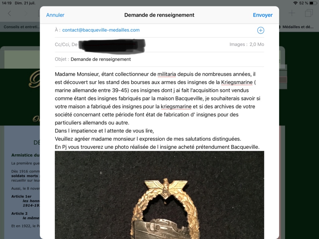 Insigne des destroyers Kriegsmarine Bacqueville - Page 3 9eddab10