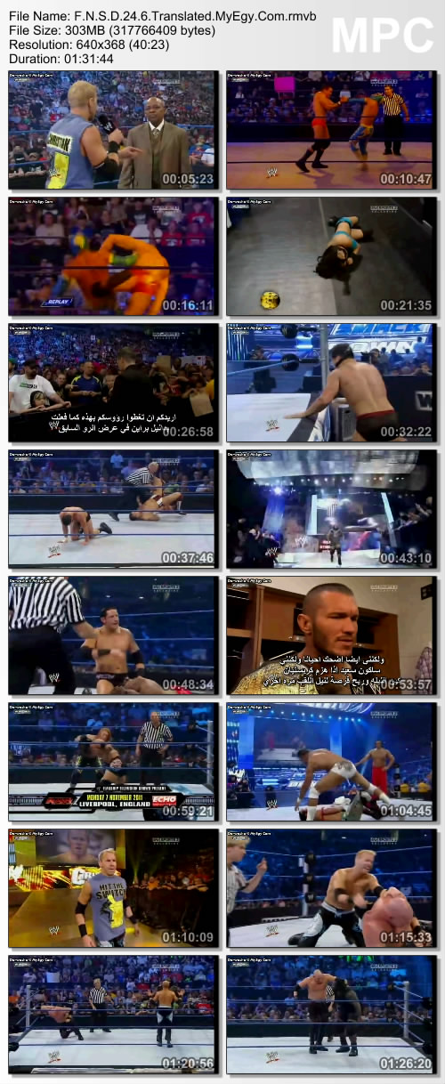  عرض WWE SmackDown 24-6-2011 مترجم نسخة مضغوطة . تحميل مباشر 41066410