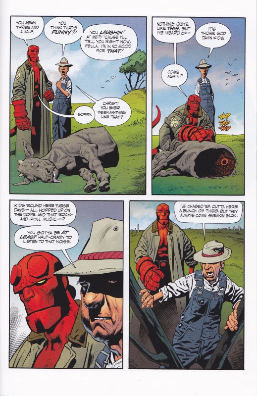 HELLBOY : Buster Oakley gets his wish  (one shot) Hb410