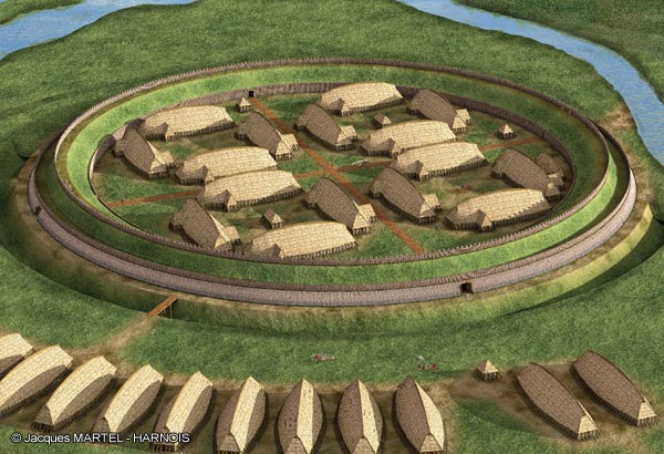 Trelleborg : les forts circulaires Viking Trell_10