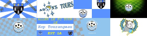 Patch bannieres FC Tours  Sans_t91