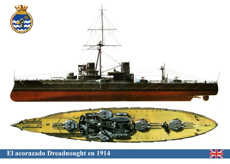 Zvezda au 1/350 "HMS Dreadnought" Dreadn10