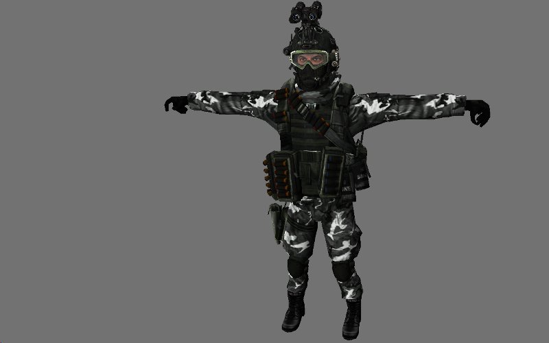 MW2 Elite factions  pack ( 14 camo + 6 models of players ) 1150