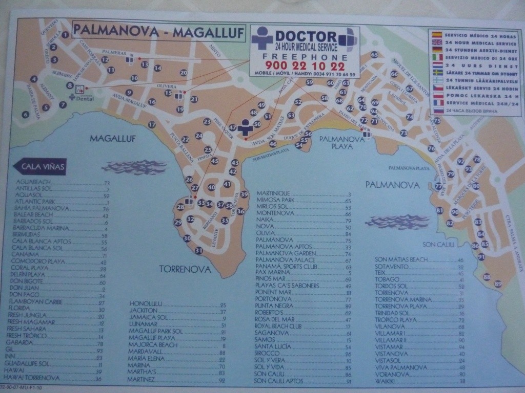 Map of most Hotels in Magaluf / Palma Nova (for 2011 meet up) 01014