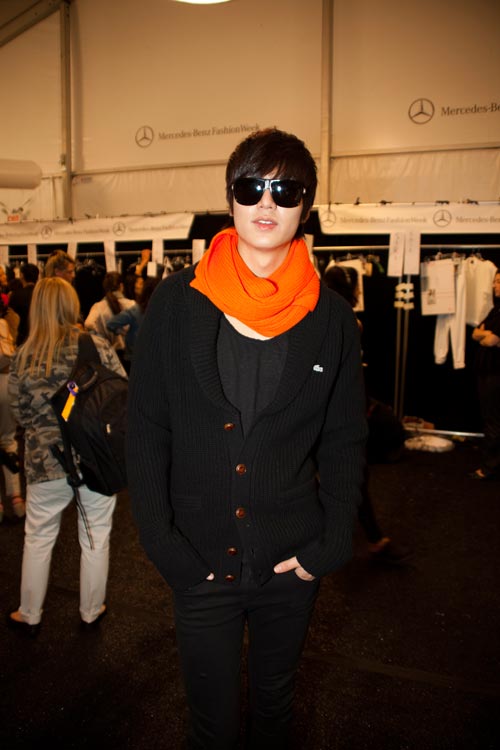 Lee Min Ho at New York Fashion Week 20100915