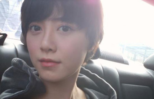 Goo Hye Sun cuts her hair even shorter 20100917