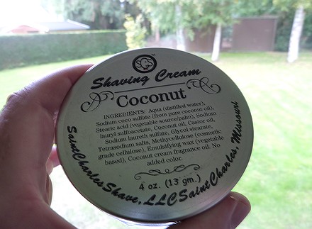 Crème a raser Saint Charles Coconut Shavin10