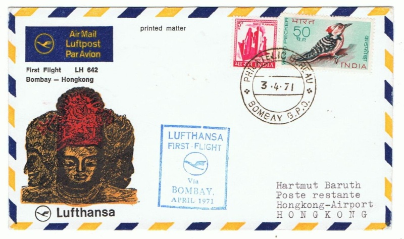 Lufthansa Erstflug 1971 Bombay10