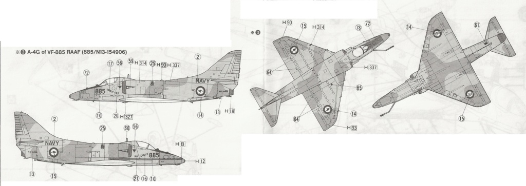 [ESCI] A-4G Skyhawk - FINI Profil25