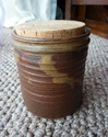 Studio Pottery Jar, Cartwheel potters seal. A_210