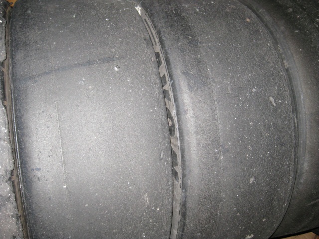 Race compound tires on rims 400 obo 2011ti12