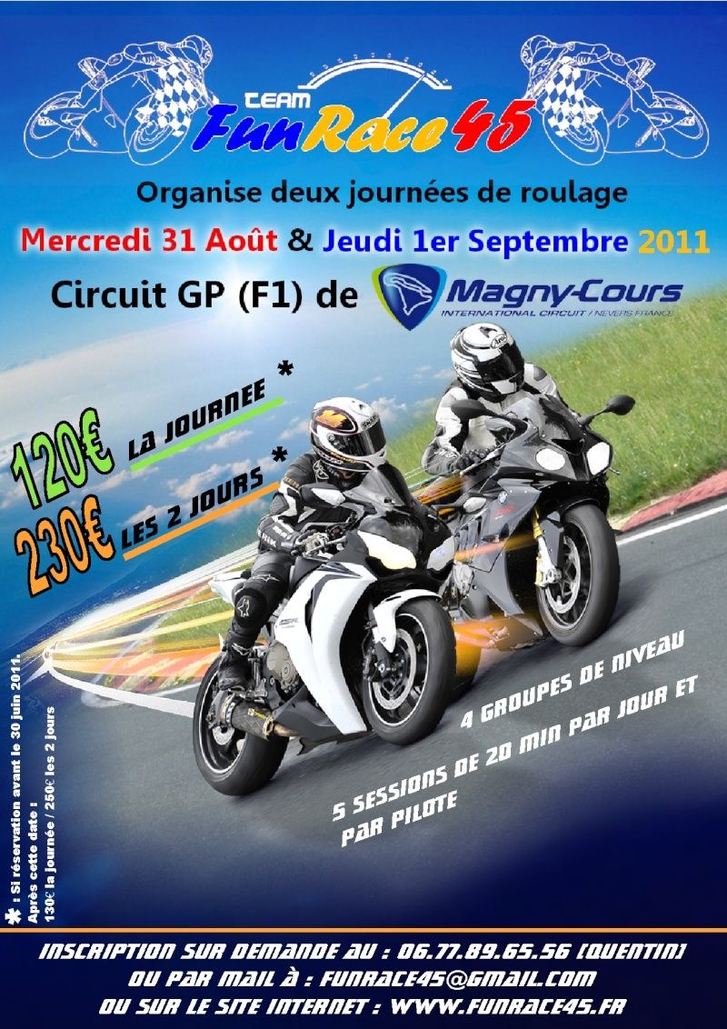 Magny-Cours F1 Le 31 Aout-1 Septembre 120€/jour 230€/2 jours Affich11