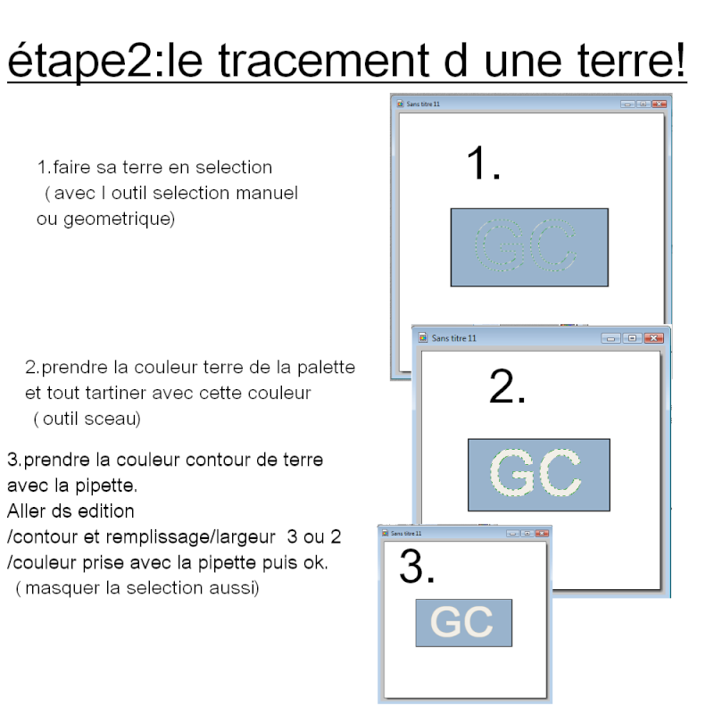 faire un plan de son pays :a la facon google map Etape210