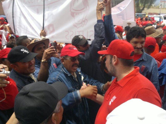 Marcha el 1ero de Mayo del Presidente Trabajador de Sidor Carlos D´Oliveira, El Presidente de Sutiss y los Trabajadores  611