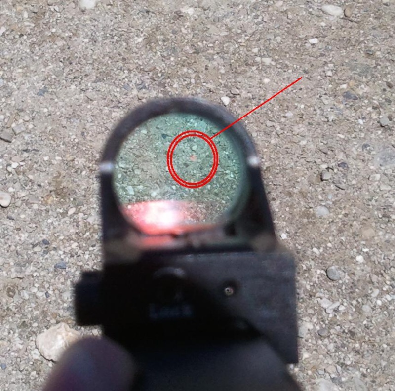 Présentation red dot Nano Walther sur Zoraki Light Photo044