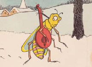 La cigale et la fourmi - version moderne  Cigale11